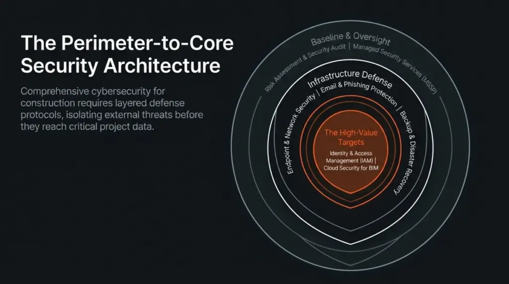 The perimeter-to-core security architecture